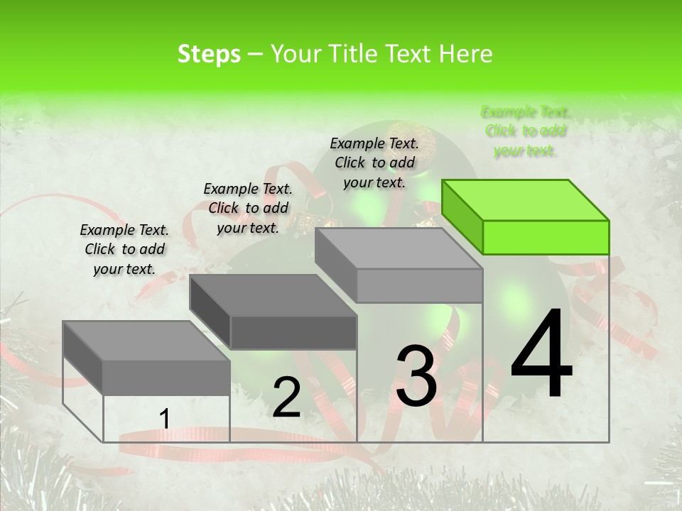 Silver White Curly PowerPoint Template