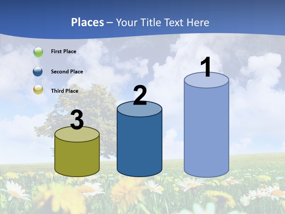 Flower Grass Blossom PowerPoint Template