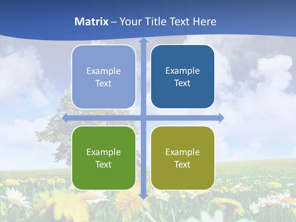 Flower Grass Blossom PowerPoint Template