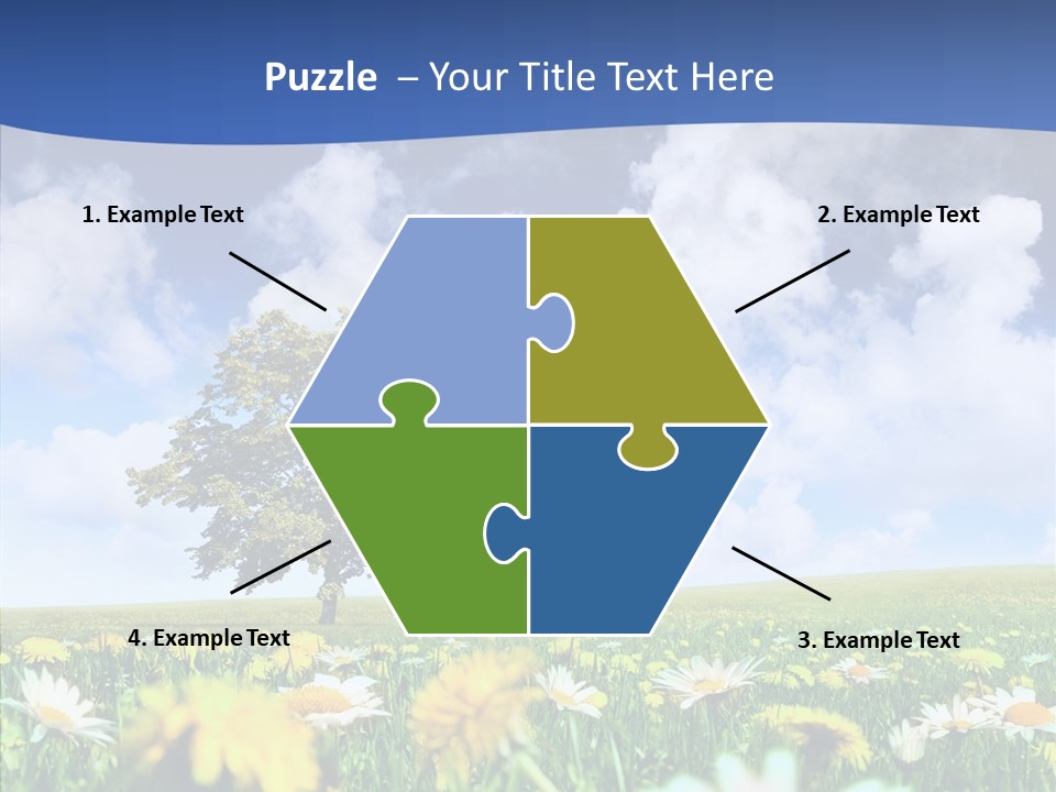 Flower Grass Blossom PowerPoint Template