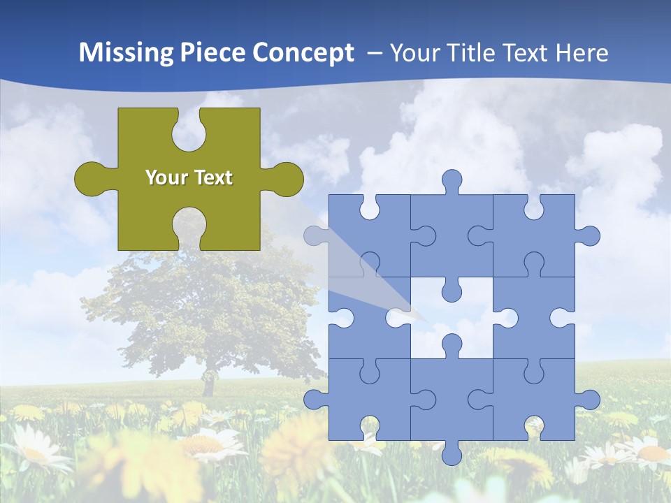 Flower Grass Blossom PowerPoint Template