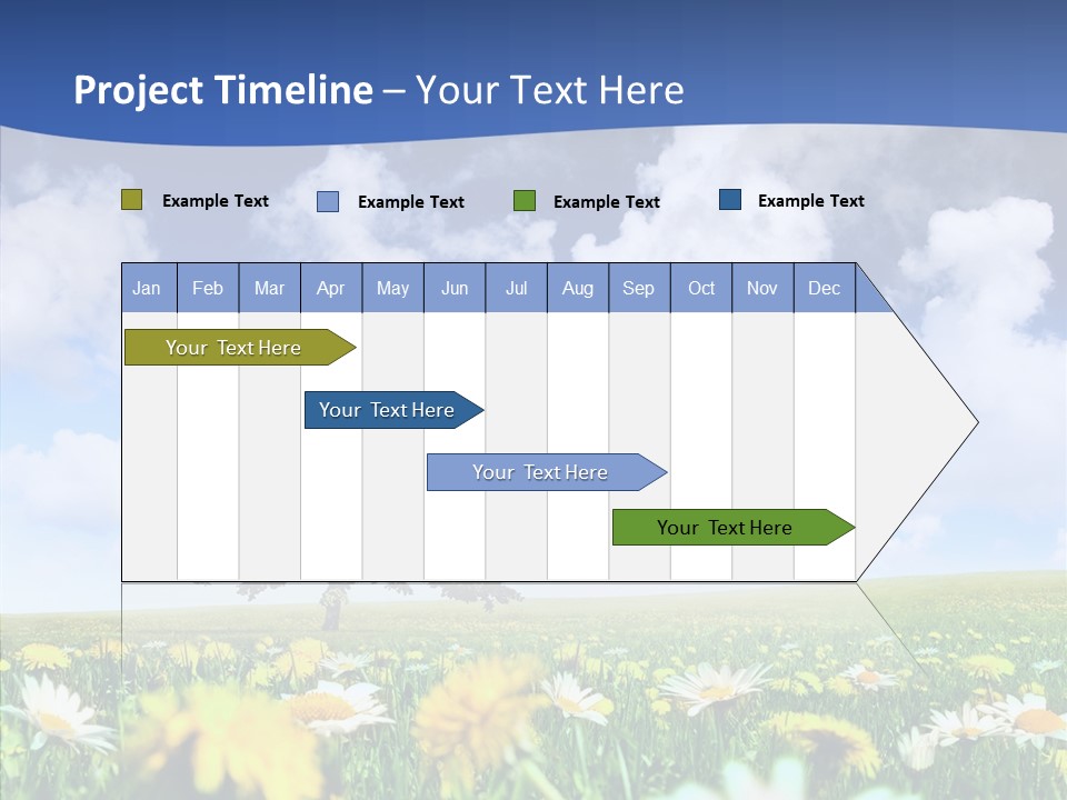 Flower Grass Blossom PowerPoint Template