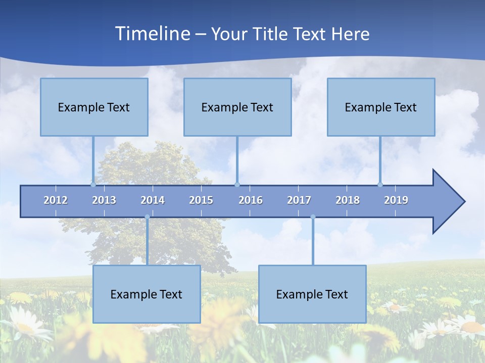 Flower Grass Blossom PowerPoint Template