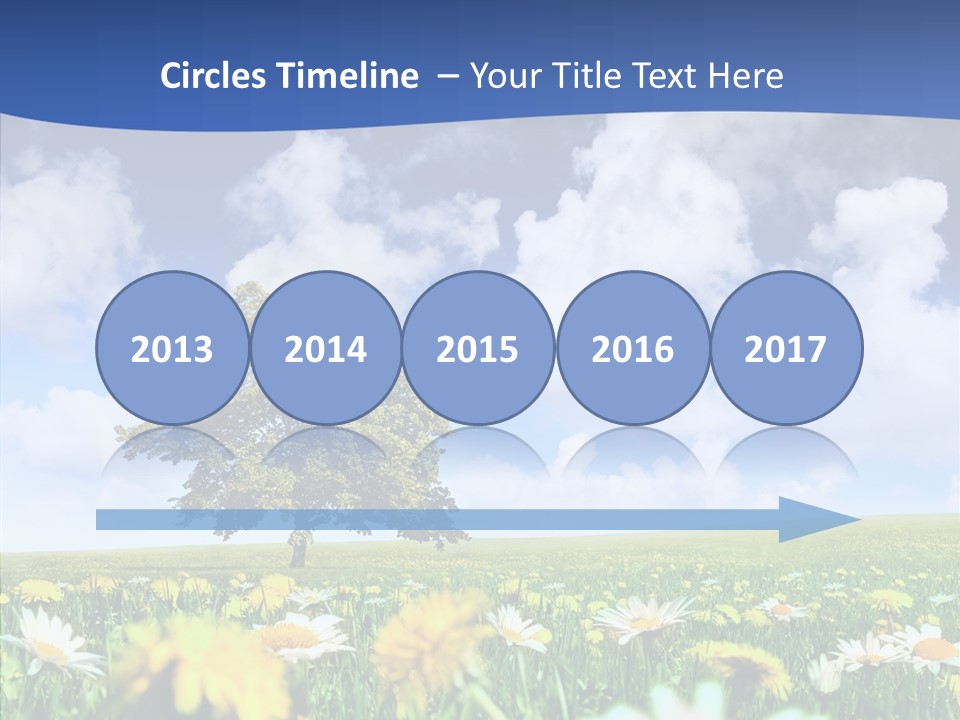 Flower Grass Blossom PowerPoint Template