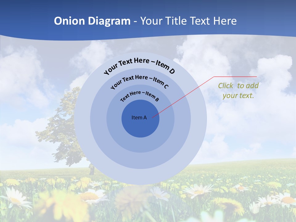 Flower Grass Blossom PowerPoint Template