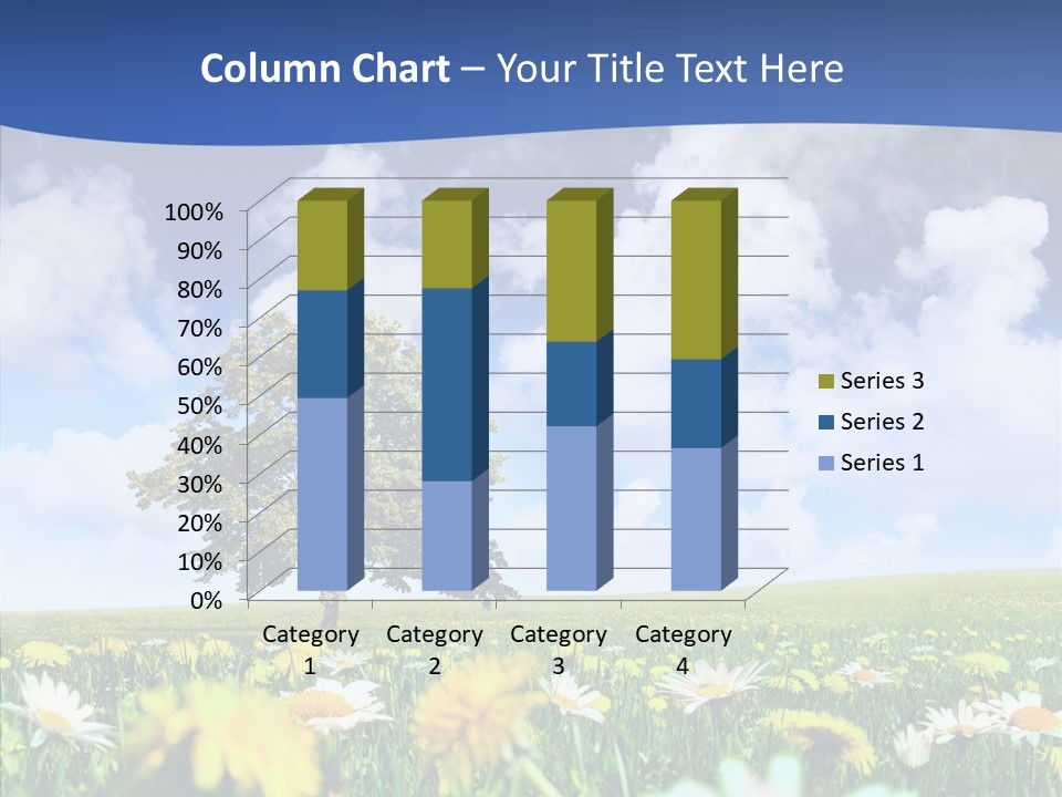 Flower Grass Blossom PowerPoint Template