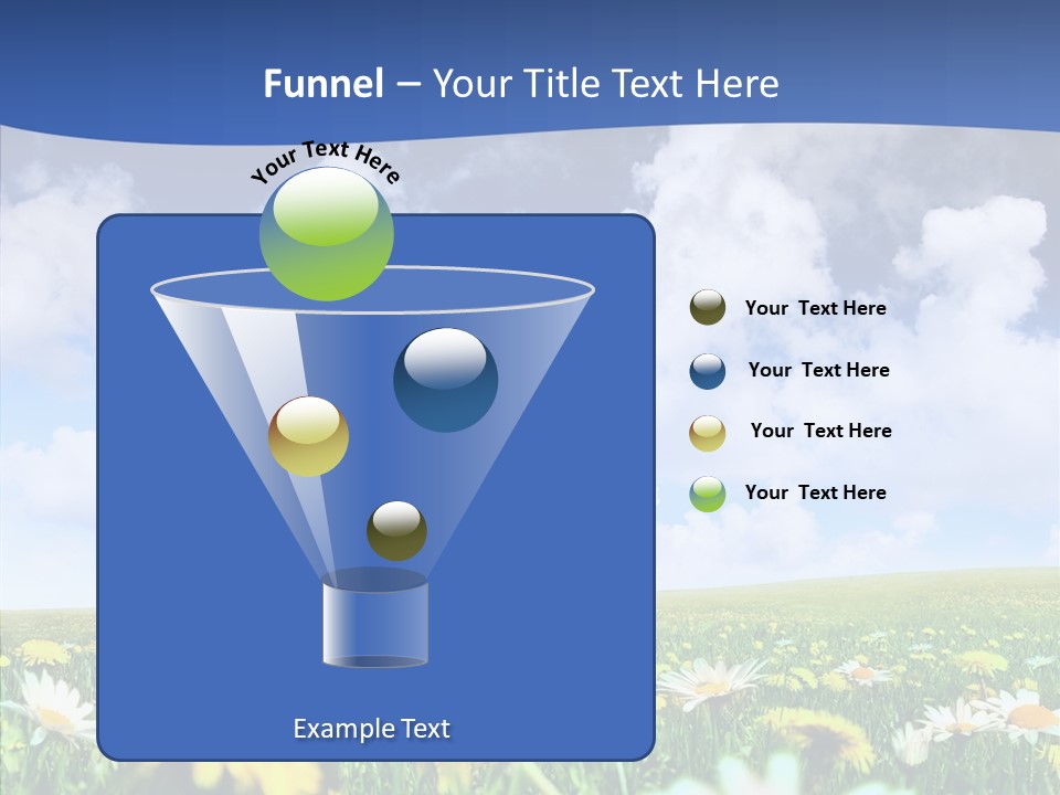 Flower Grass Blossom PowerPoint Template