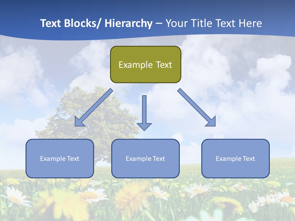 Flower Grass Blossom PowerPoint Template