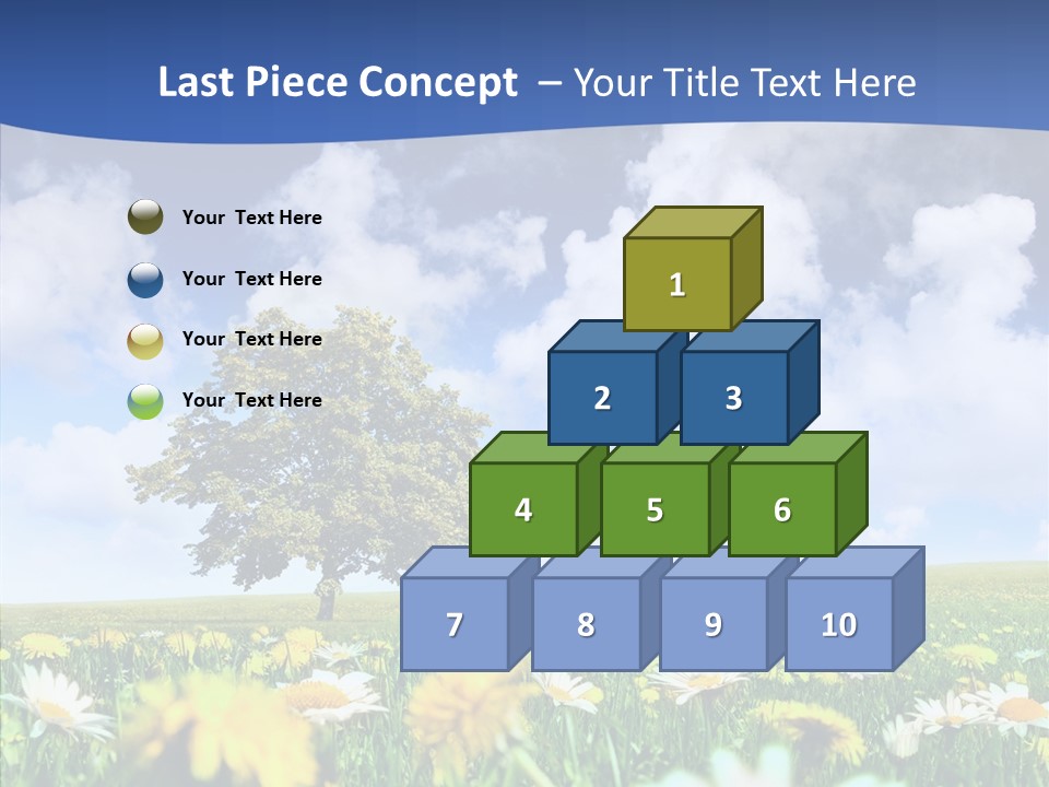 Flower Grass Blossom PowerPoint Template