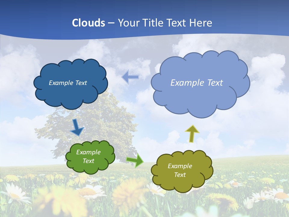 Flower Grass Blossom PowerPoint Template