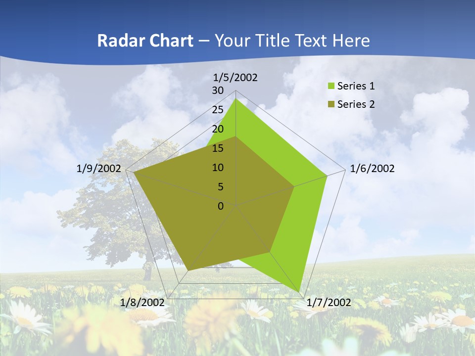 Flower Grass Blossom PowerPoint Template