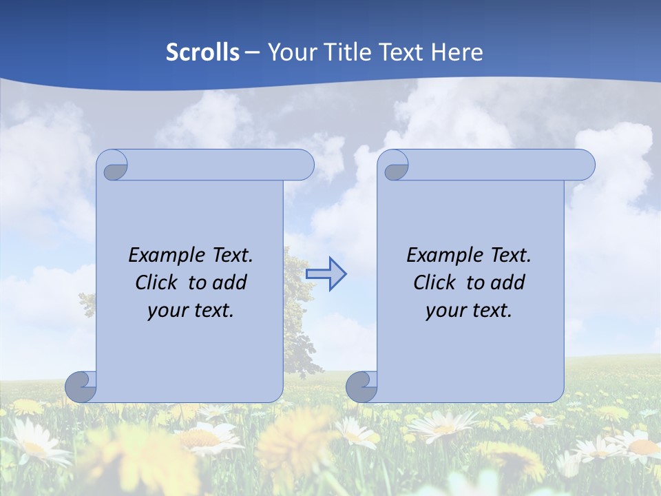 Flower Grass Blossom PowerPoint Template