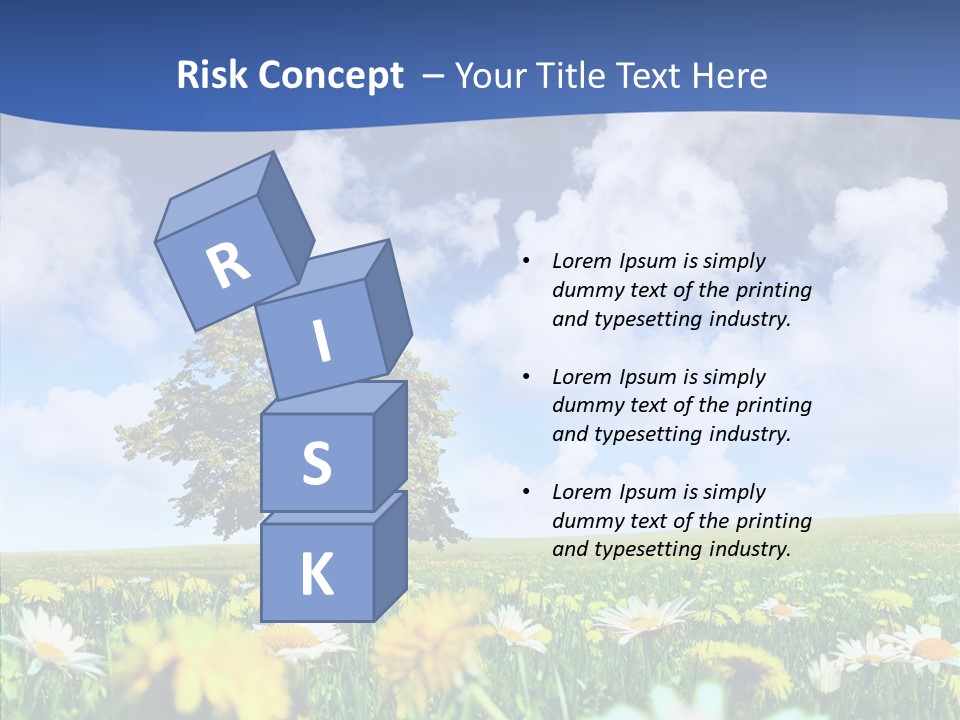 Flower Grass Blossom PowerPoint Template