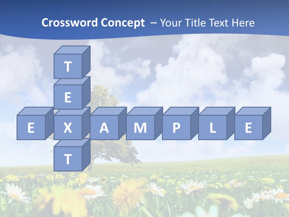 Flower Grass Blossom PowerPoint Template