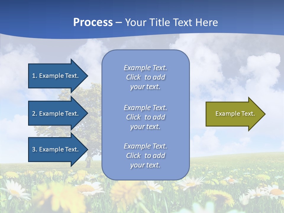 Flower Grass Blossom PowerPoint Template