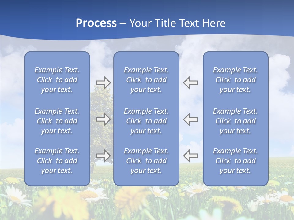 Flower Grass Blossom PowerPoint Template