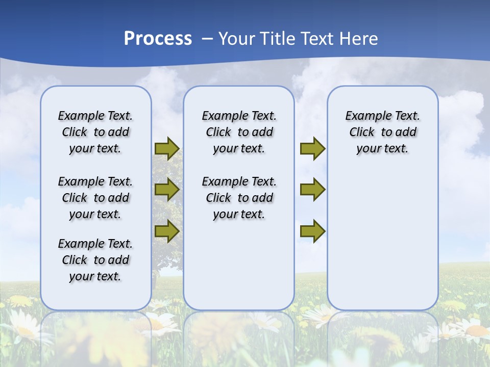 Flower Grass Blossom PowerPoint Template