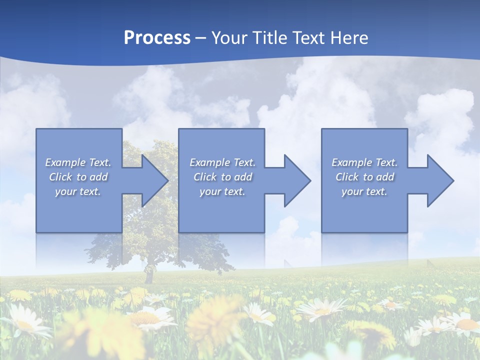 Flower Grass Blossom PowerPoint Template