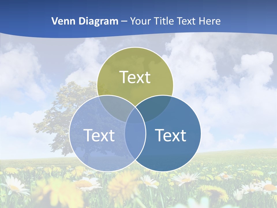 Flower Grass Blossom PowerPoint Template