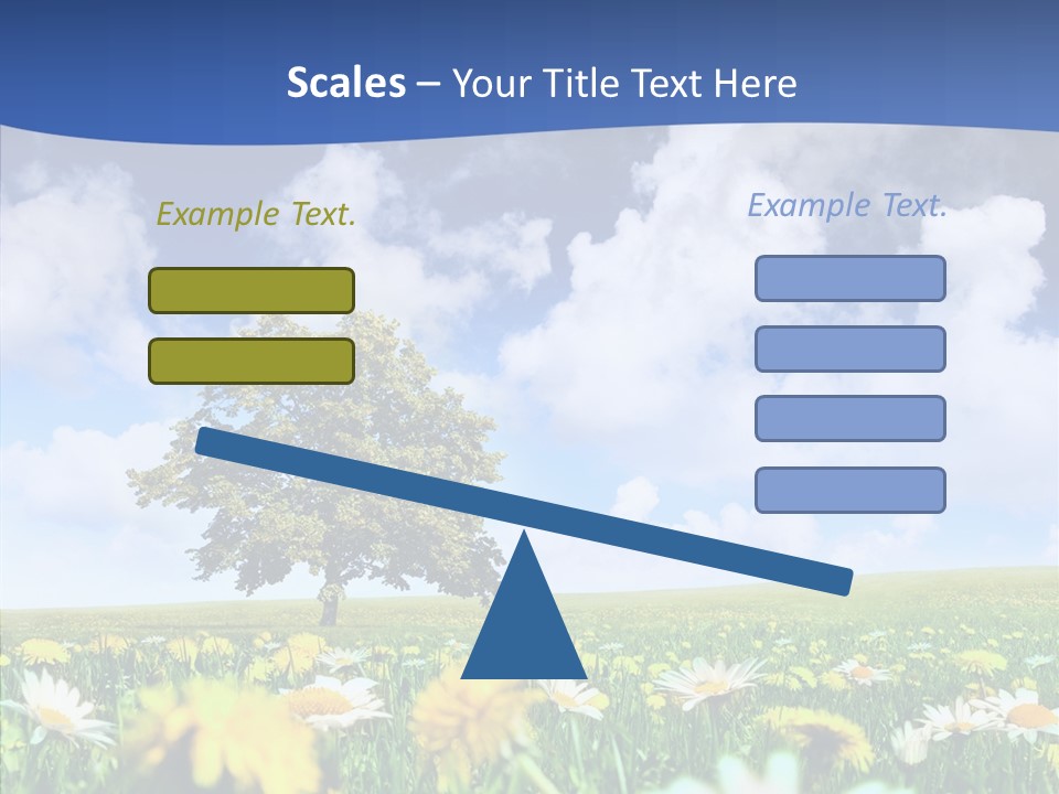 Flower Grass Blossom PowerPoint Template