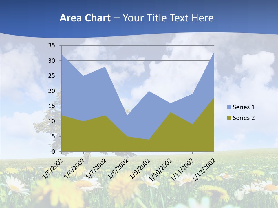 Flower Grass Blossom PowerPoint Template