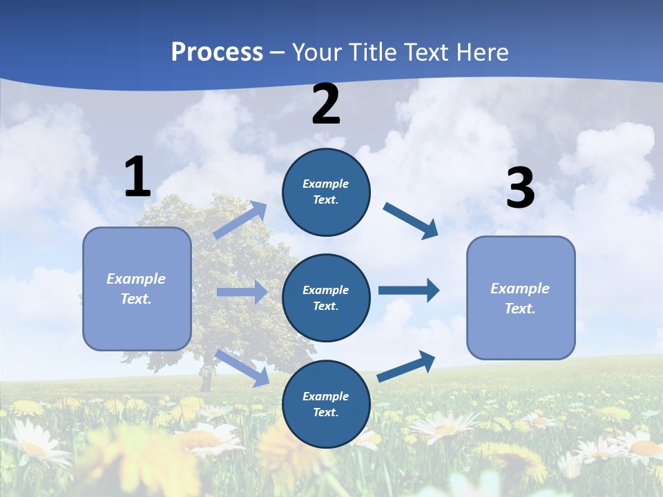 Flower Grass Blossom PowerPoint Template