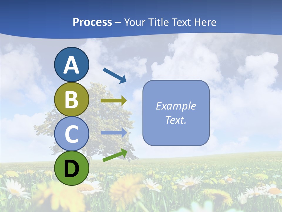 Flower Grass Blossom PowerPoint Template