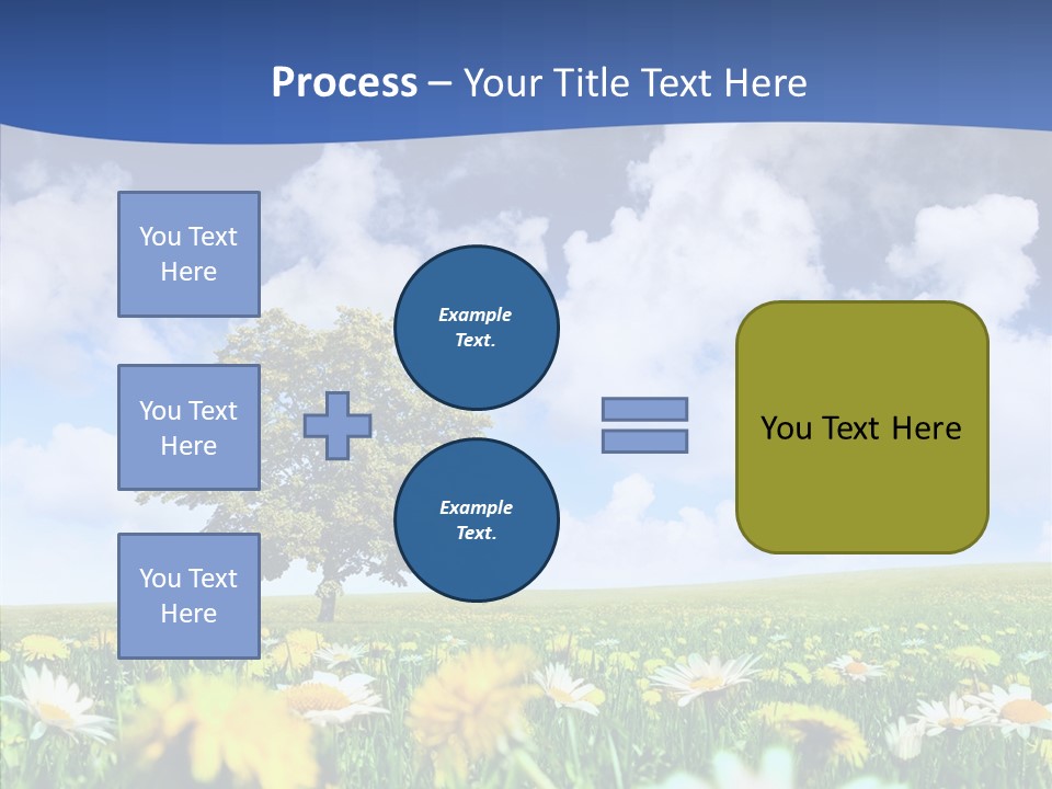 Flower Grass Blossom PowerPoint Template