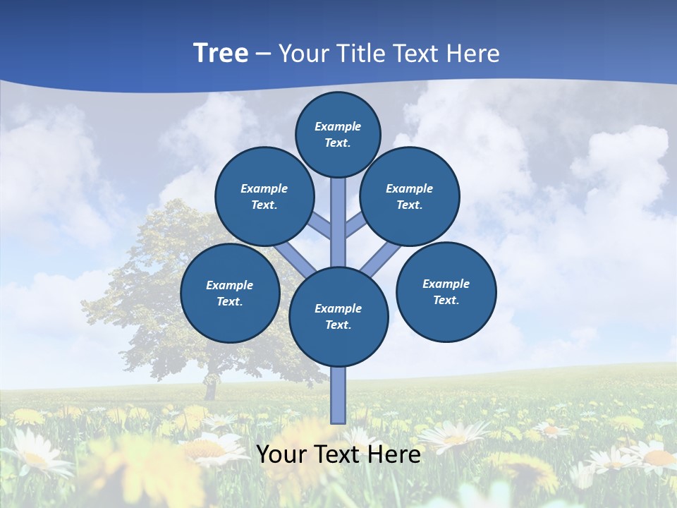 Flower Grass Blossom PowerPoint Template