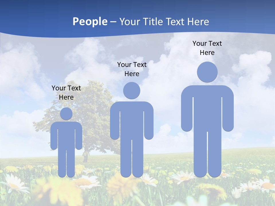 Flower Grass Blossom PowerPoint Template