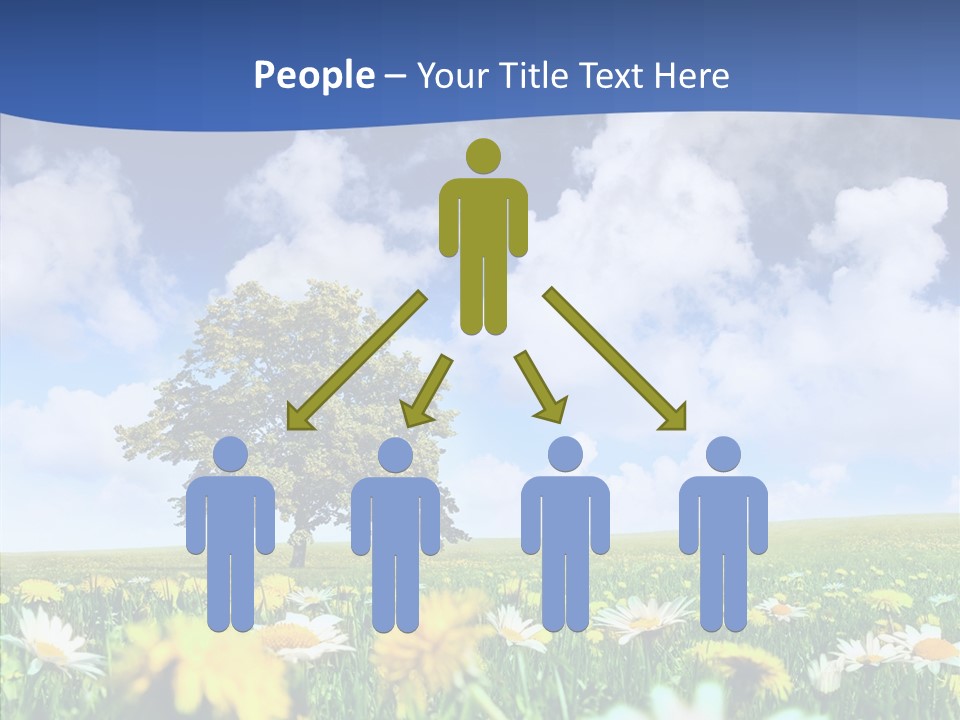 Flower Grass Blossom PowerPoint Template