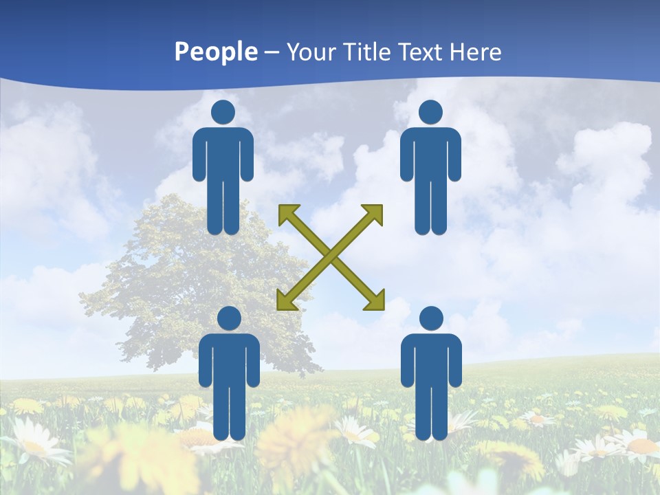 Flower Grass Blossom PowerPoint Template