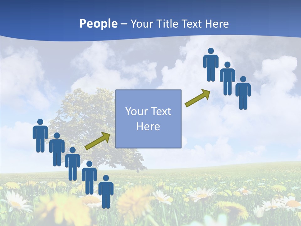 Flower Grass Blossom PowerPoint Template