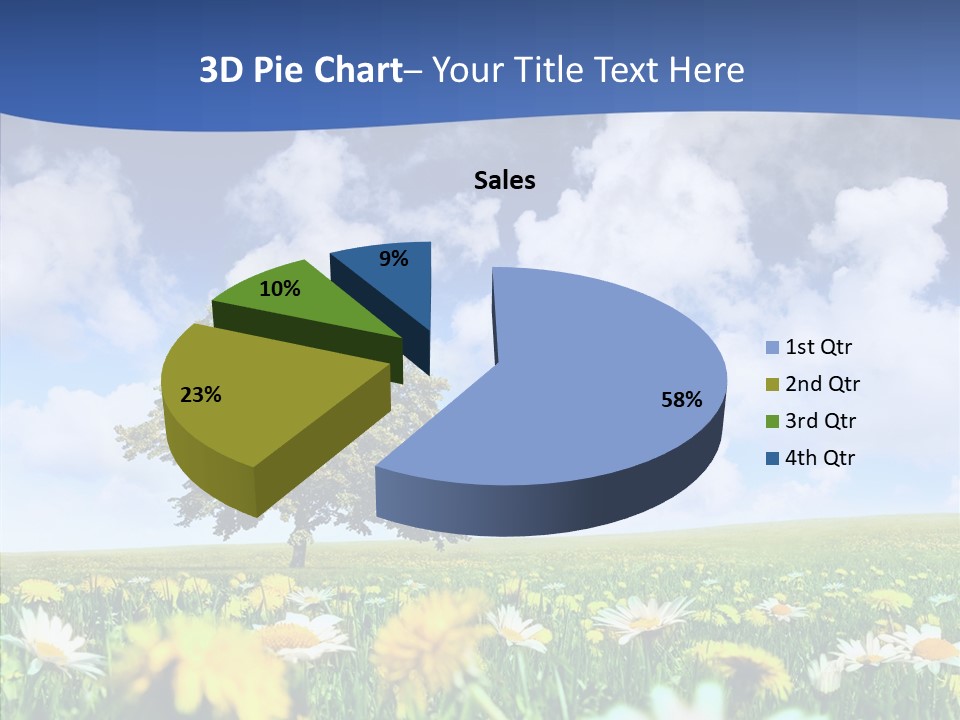 Flower Grass Blossom PowerPoint Template