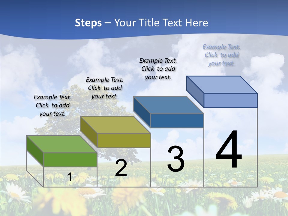 Flower Grass Blossom PowerPoint Template