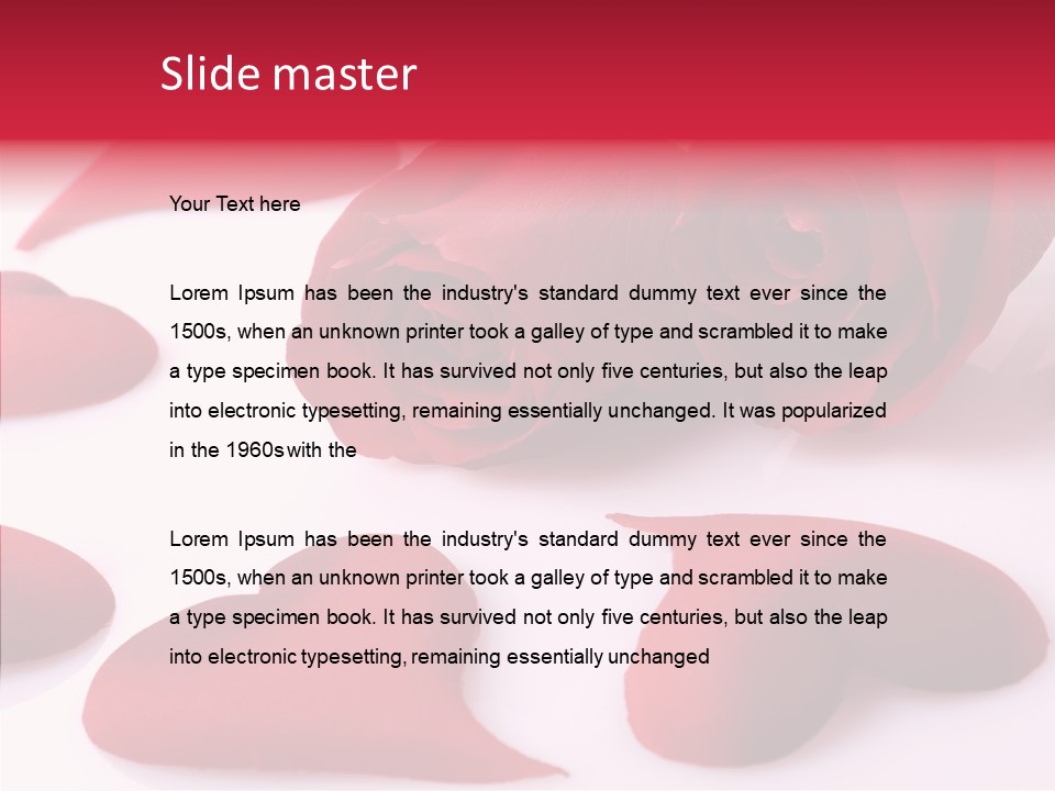 Greetings Marriage Botanical PowerPoint Template