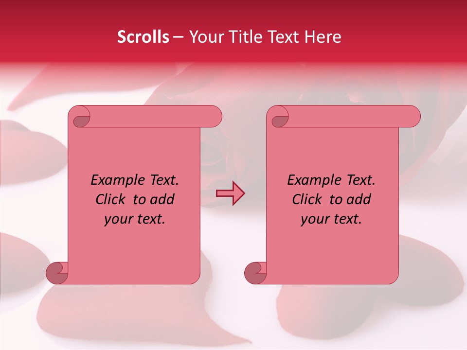 Greetings Marriage Botanical PowerPoint Template