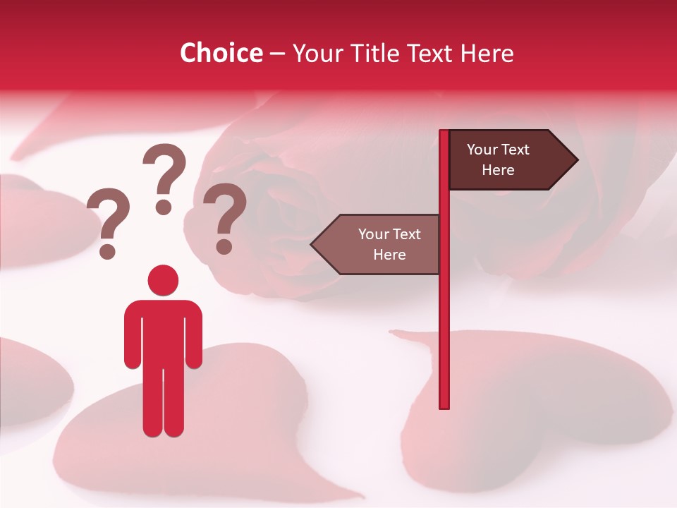 Greetings Marriage Botanical PowerPoint Template