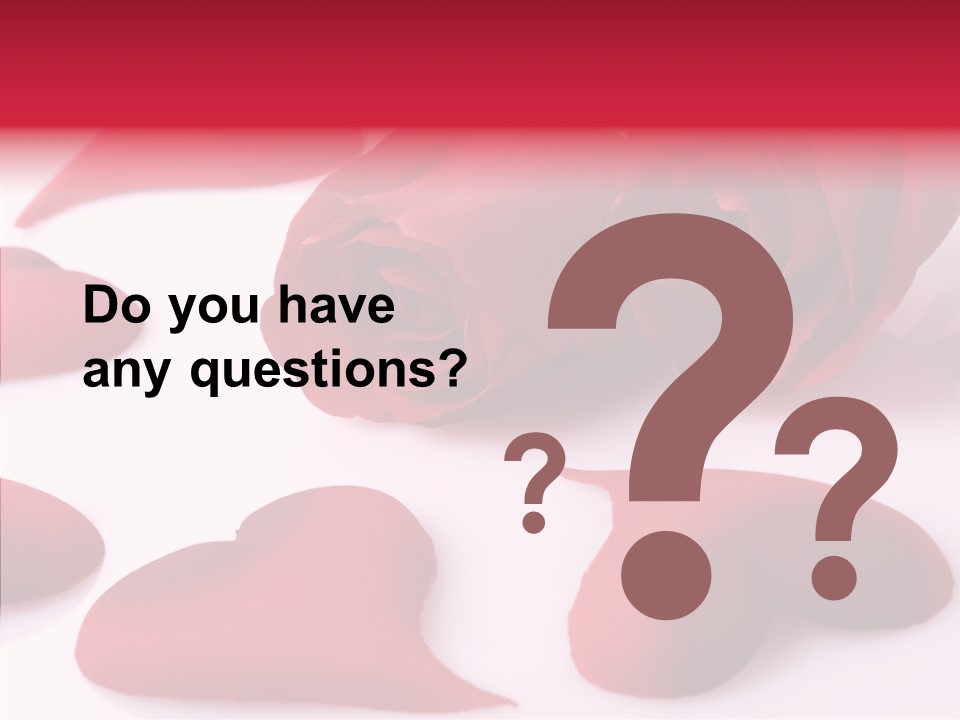 Greetings Marriage Botanical PowerPoint Template