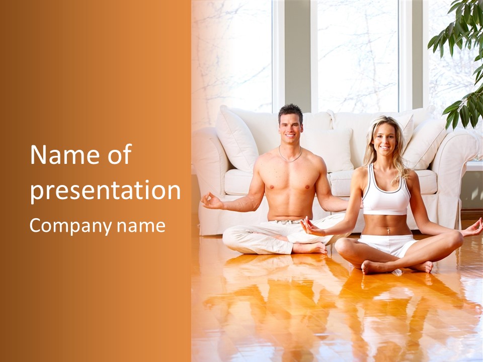 Sexy Male Group PowerPoint Template