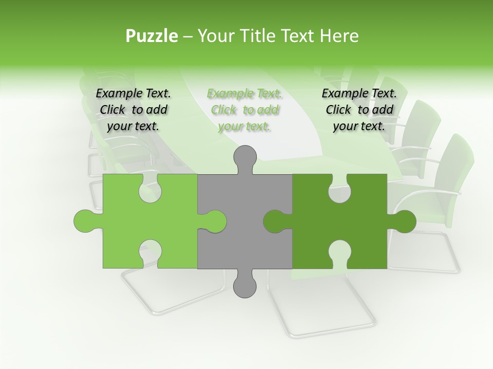 Chair Together Profe Ional PowerPoint Template