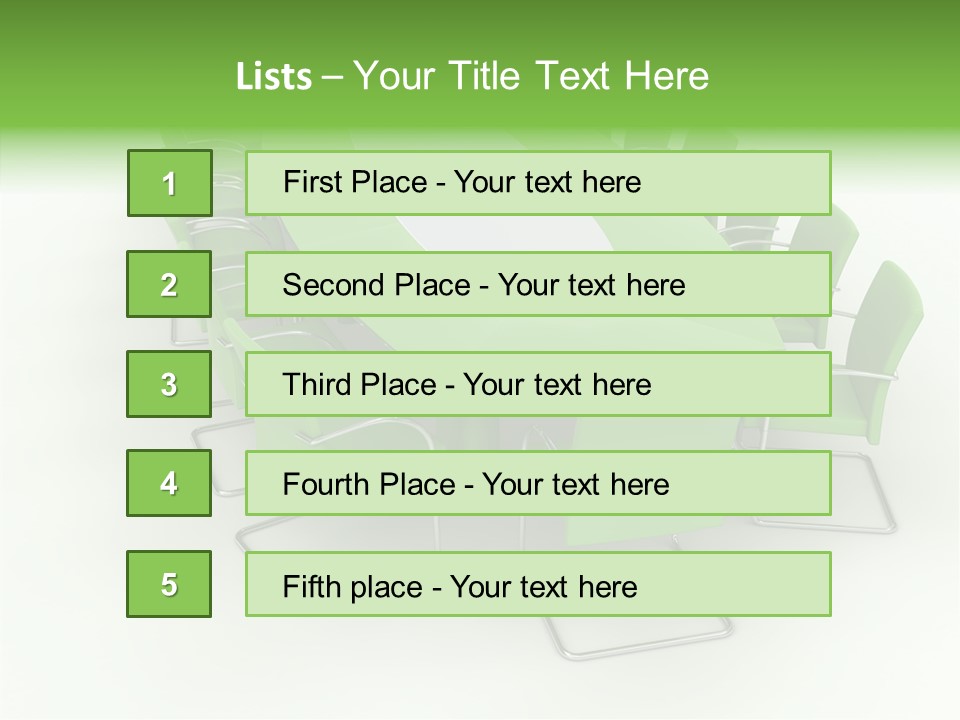 Chair Together Profe Ional PowerPoint Template