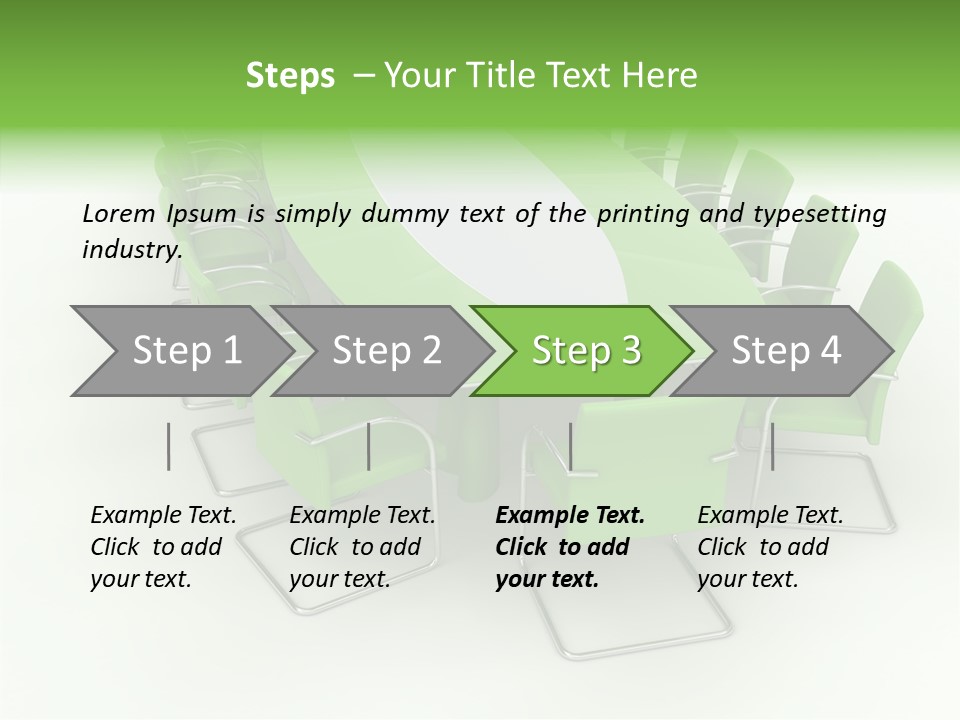 Chair Together Profe Ional PowerPoint Template