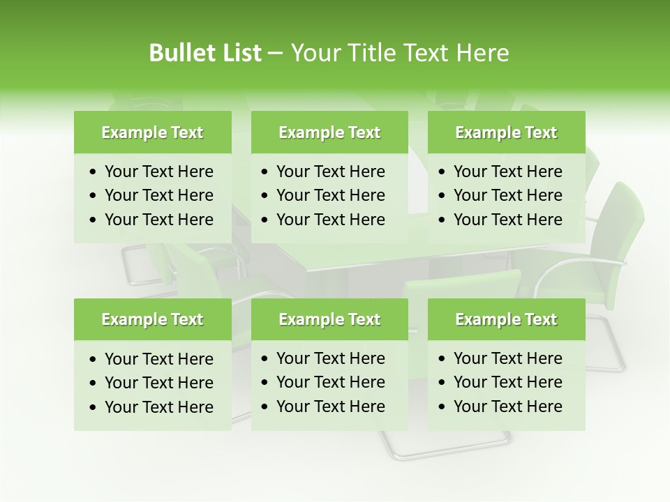 Chair Together Profe Ional PowerPoint Template