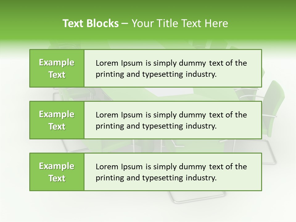 Chair Together Profe Ional PowerPoint Template