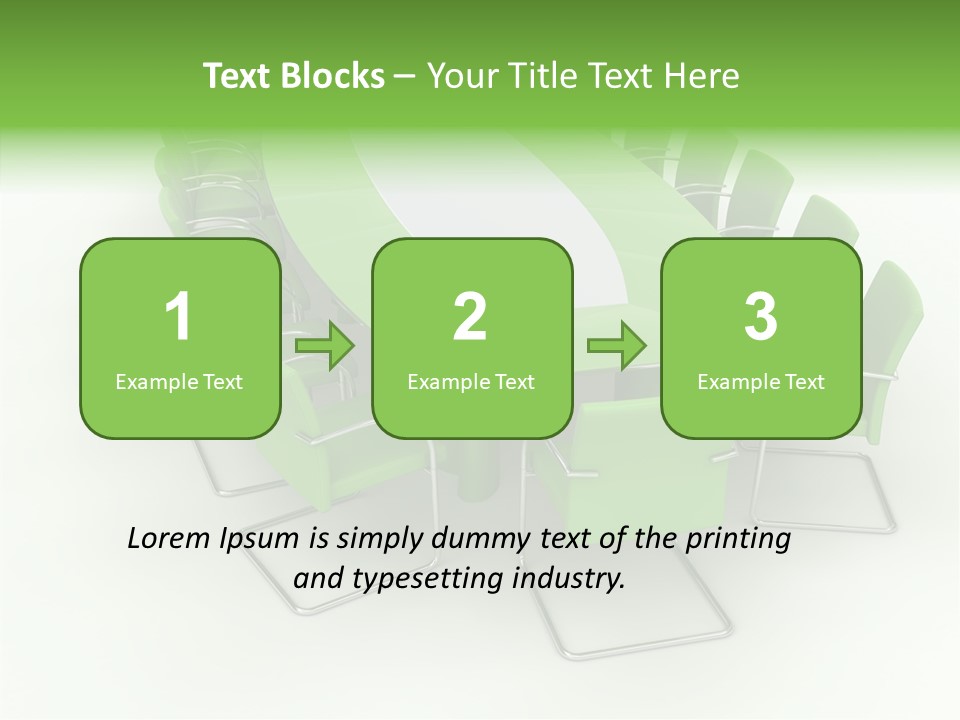 Chair Together Profe Ional PowerPoint Template