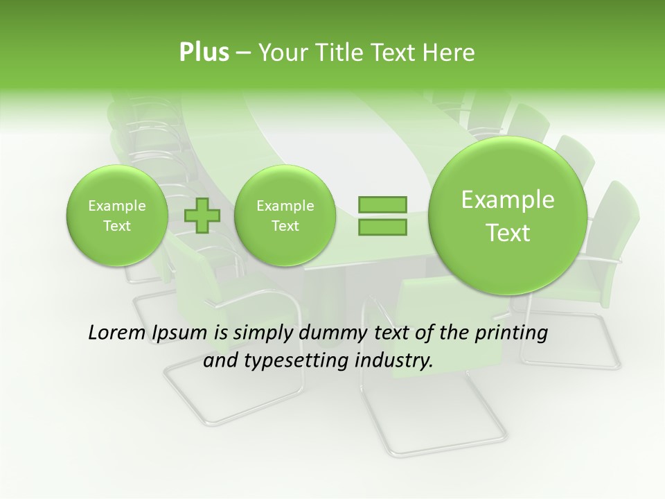 Chair Together Profe Ional PowerPoint Template