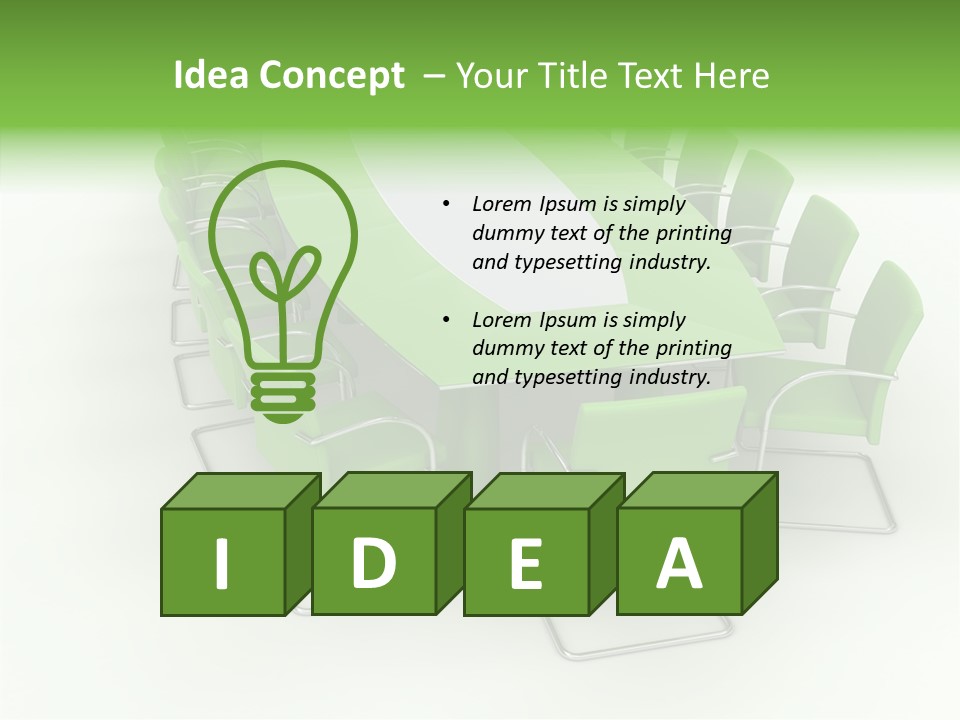 Chair Together Profe Ional PowerPoint Template