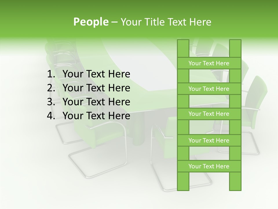 Chair Together Profe Ional PowerPoint Template