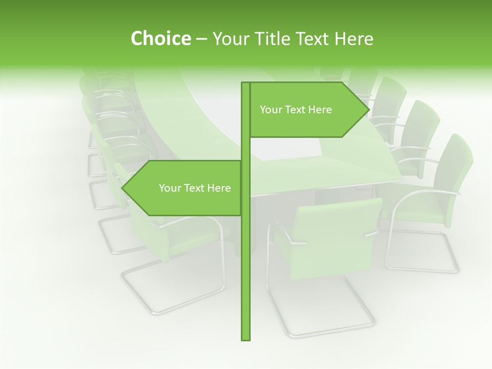 Chair Together Profe Ional PowerPoint Template